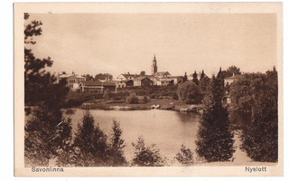 VANHA Postikortti Savonlinna 1920-l