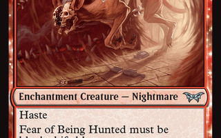 MTG - Fear of Being Hunted - DSK - U 134