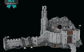 LUPIN-LEGO COMPATIBLE LOTR  HELMS DEEP  - HEAD HUNTER STORE.