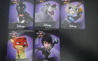 Viisi Disney-keräilykorttia