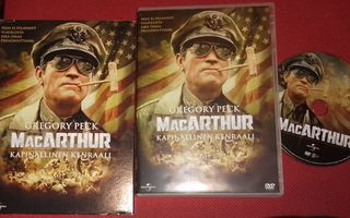 DVD MacArthur - kapinallinen kenraali FI Gregory Peck