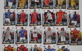 Euro 2012 Base-kortteja 33 kpl