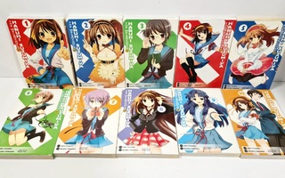 The Melancholy of Haruhi Suzumiya volumet 1-10 (englanti)