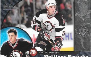 1998-99 Pacific Omega #20 Matthew Barnaby Buffalo Sabres