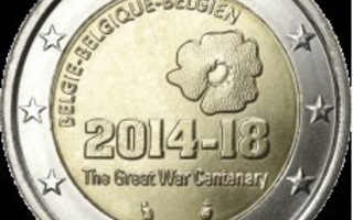 Belgia 2014 2 € Ensimmäinen maailmansota 100 vuotta