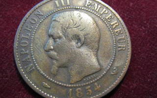 10 centimes 1854W. Ranska-France