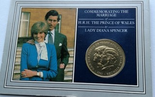 Englanti  Walesin prinssi Charles ja Diana Spencer 1981