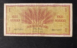 1 Markka 1963 R8171557 War-Tör Kl4