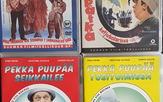 Pekka Puupää 2 kpl+ Pekka ja Pätkä 2 kpl  -DVD