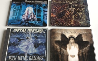 4kpl Beauty in Darkness kokoelmia + Metal Dreams (4xCD+DVD)