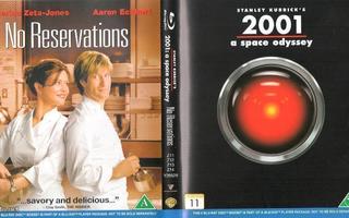 2001 A Space Odyssey + No Reservations  -   (2 Blu-ray)