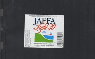 OY Mallasjouma, Lahti  JAFFA Light 30  Etiketti