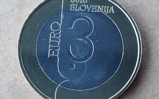 Slovenia 3 euroa 2010