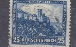 Saksa Reich 1931 LaPe 454 leimattuna