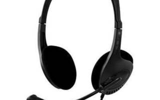 Deltaco HL-43 Headset, 2x3.5mm, 2.5m, musta *UUSI*