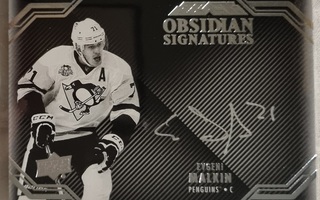 2016-17 UD Black Obsidian Signatures Evgeni Malkin