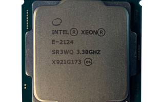 Intel Xeon E-2124 3.3 GHz prosessori pöytäkoneisiin