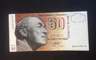 Suomi  50 markkaa     vuosi 1986   Katso kuvaus.