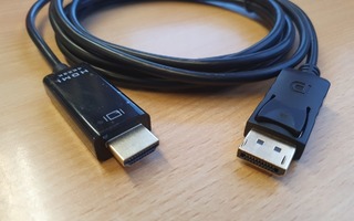 DisplayPort-HDMI kaapeli 3.0 m 4K