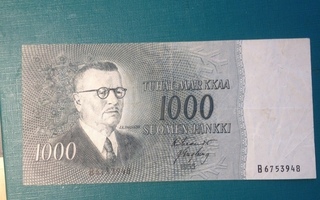 SUOMI 1000 mk.  .v 1955  Kl. katso kuvaus.