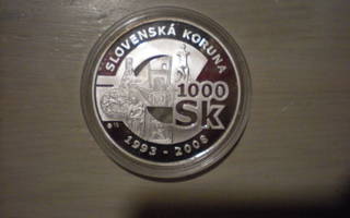 Slovenialainen hopearaha 2008