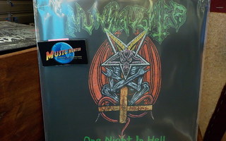 NUNSLAUGHTER - ONE NIGHT IN HELL M-/M- LP US 2001 # COPY