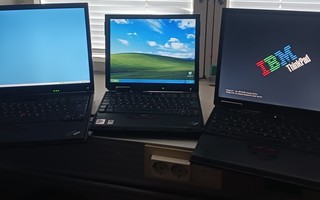 IBM ThinkPadit X31, T20 ja T42
