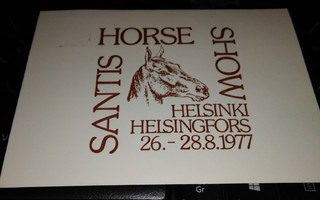 Horse Show Helsinki 1977 Hevonen PK1000/12