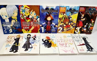 10kpl Kingdom Hearts Mangaa (suomi)