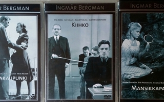 Ingmar Bergman Leffoja 3 Kpl -DVD