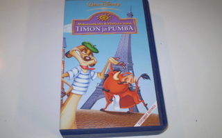 Timon ja Pumba Makumatkalla Eiffelistä itään VHS