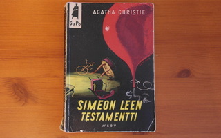 Agatha Christie:Simeon Leen testamentti.Nid.