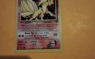 Pokemon kortti : Blaine's Ninetales