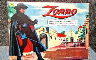 Zorro Vintage lautapeli kuvataide hieno