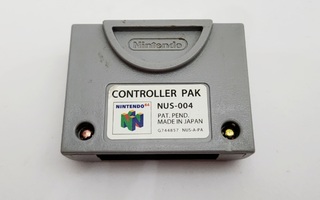 N64 - Nintendo Controller Memory Pak muistikortti