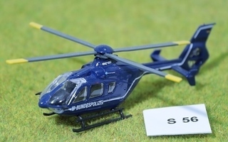 #S56 Pienoisrautatiehen Schuco poliisin helikopteri, 1:87