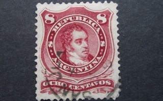 Argentiina 8 senttiä 1879.