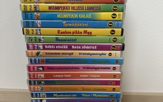 Dvd: Muumi dvd:itä 26kpl ( vanhat äänet).