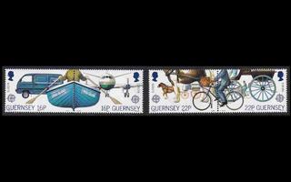 Guernsey 417-20 ** Europa liikenne ja viestintä (1988)