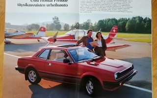 1980 Honda Prelude esite - KUIN UUSI - suom - VEHO