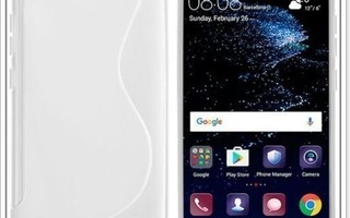 Huawei P10 - Valkoinen geelikuori & suojakalvo #23101
