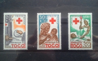 Togo 1959 Punainen Risti postimerkki erä ** (109)