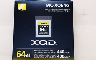 Nikon XQD 64GB -muistikortti  *käyttämätön*