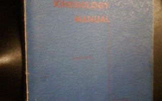 Krantz KINESIOLOGY MANUAL ( 4 p. 1951 USA ) Sis.pk:t