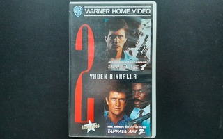 VHS: Tappava Ase 1 & 2 Tuplavideo (Mel Gibson 1987-89/1994)