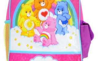 Halinallet / Care Bears Selkäreppu, 25x31cm *UUSI*