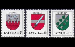 Latvia 562-4A_I ** Käyttösarja Vaakuna -02 (2002)