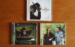 Topi Sorsakoski CD-albumipaketti mm. 37 klassikkoa + DVD