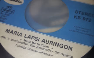 PÄIVI PAUNU - MARIA LAPSI AURINGON  7"