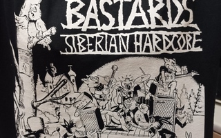 Bastards – Siberian Hardcore T-paita M + LP + rintanappi